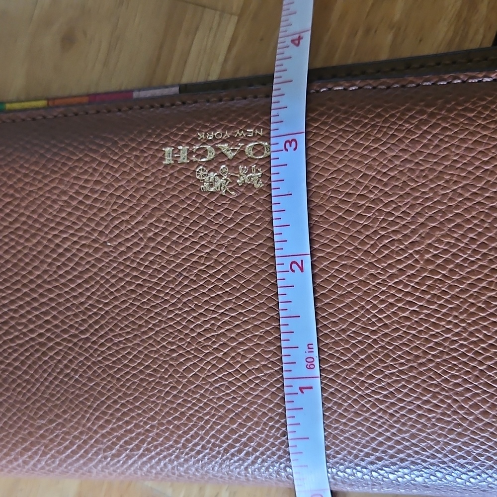 Coach Tan Leather Clutch - Picture 7 of 7